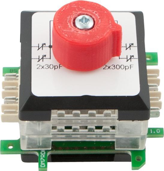 Actual product image Allnet BrickRknowledge Capacitor Rotary Capacitor 2x30pF and 2x300pF