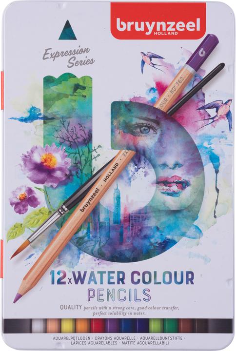 Image du produit Bruynzeel Crayons aquarelle Expression (Multicolore, 12 x)