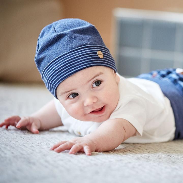 Immagine prodotto Maximo Berretto da bambino in jersey con tesa risvoltabile - dark navy