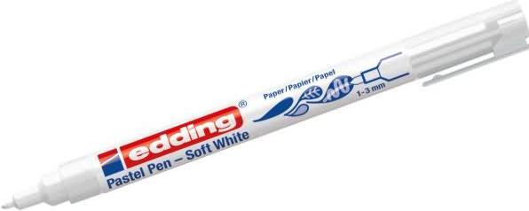 Produktbild Edding Pastelpen 1500 (Weiss, 1 x)