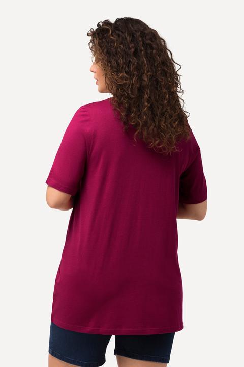 Actual product image Ulla Popken Essential Front Pleat Tee