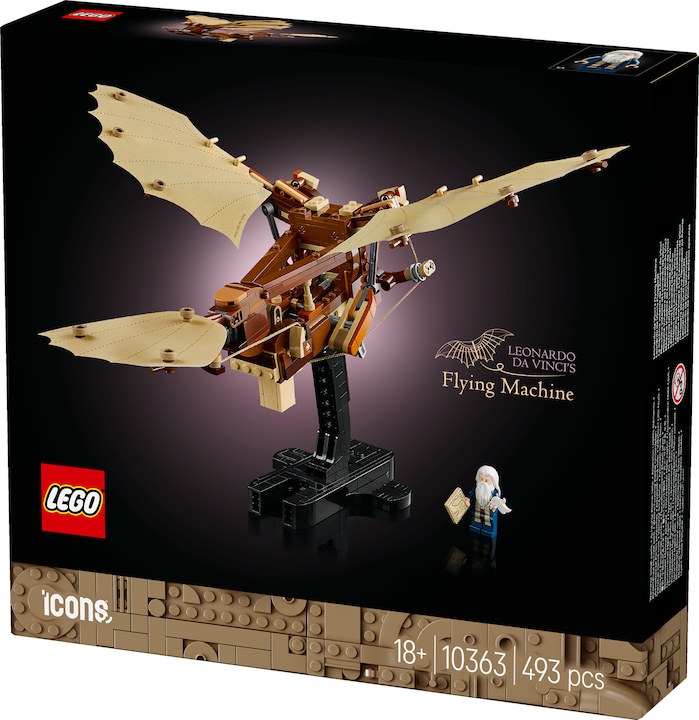 Produktbild LEGO Die Flugmaschine von Leonardo da Vinci (10363, LEGO Icons)