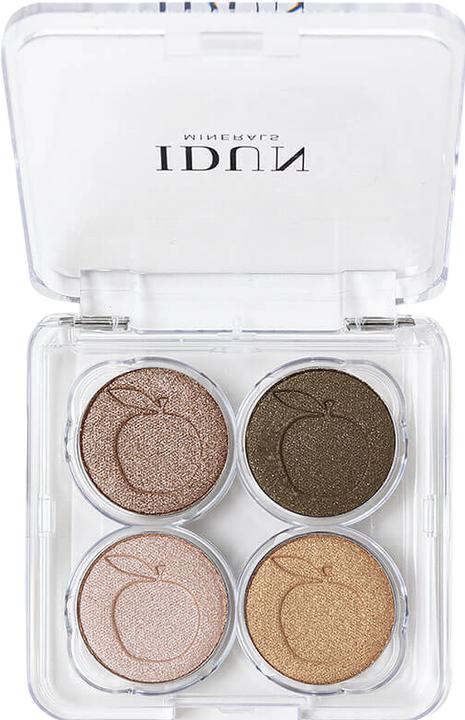 Immagine prodotto IDUN Minerals Palette Eyeshadow Brunkulla (Marrone, Oro, Pink)
