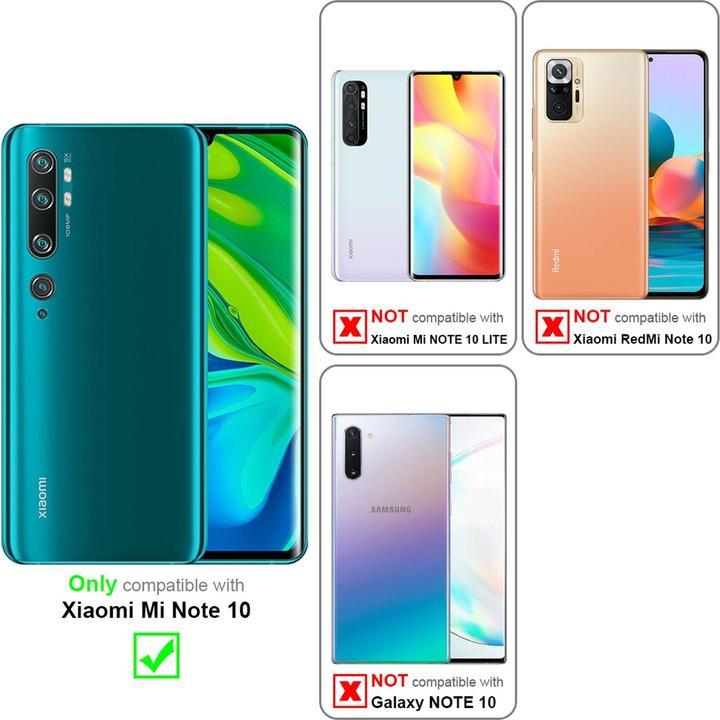 Produktbild Cadorabo Book Invisible Magnet Cover (Xiaomi Mi Note 10)