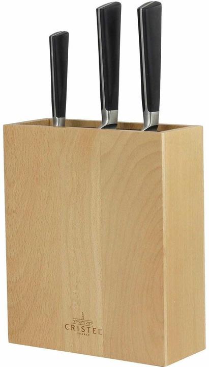 Produktbild Cristel Messerblock Coutaux 10-teilig, Hellbraun