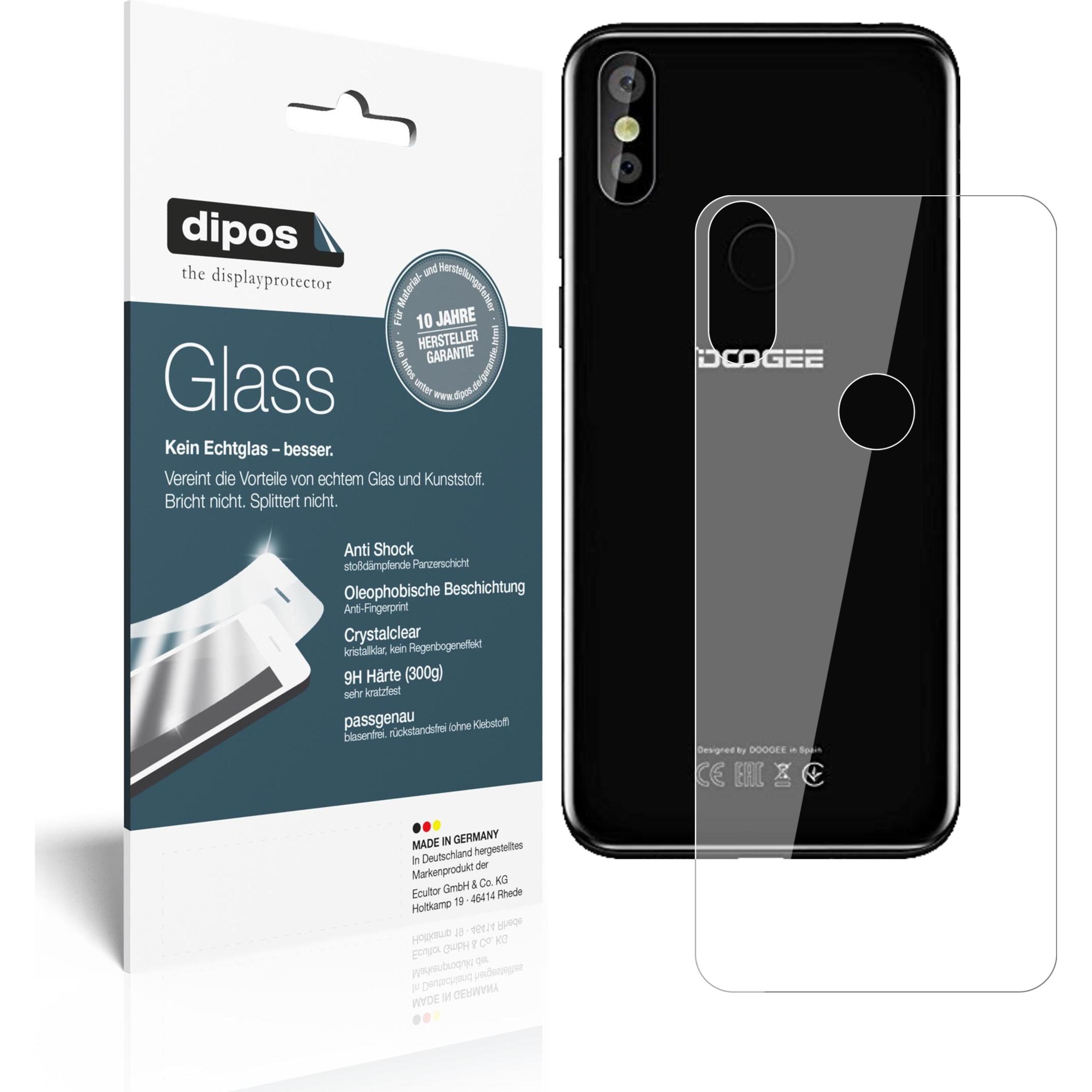 Dipos Displayschutz Anti-Shock (1 Stück, Doogee Y8), Smartphone Schutzfolie, Transparent