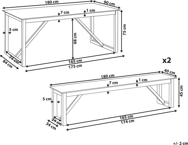 Produktbild Beliani Notteri