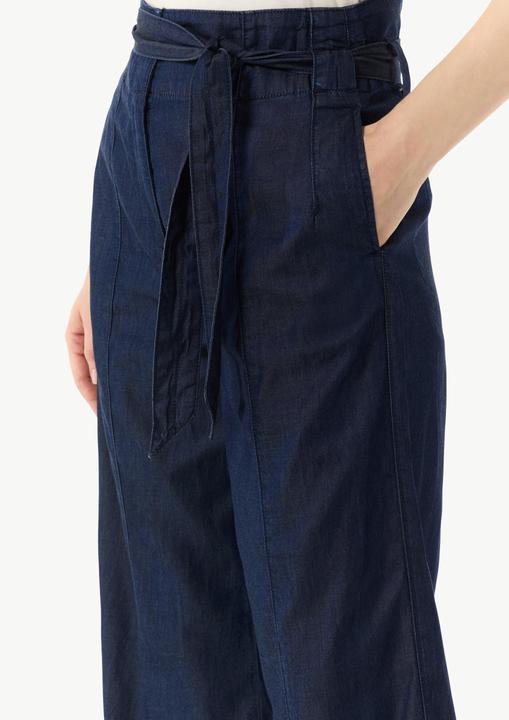 Actual product image Comma Hose Culotte aus Lyocellmix mit Bindegürtel (42)