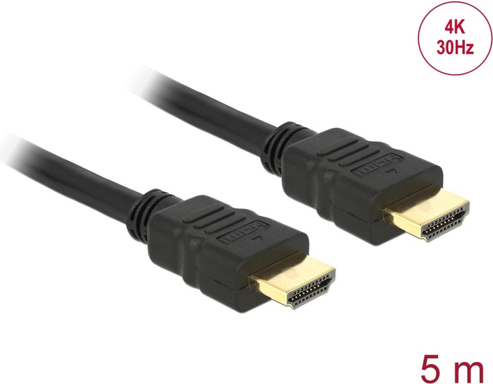 Actual product image Delock HDMI (Typ A) — HDMI (Typ A) (5 m, HDMI)