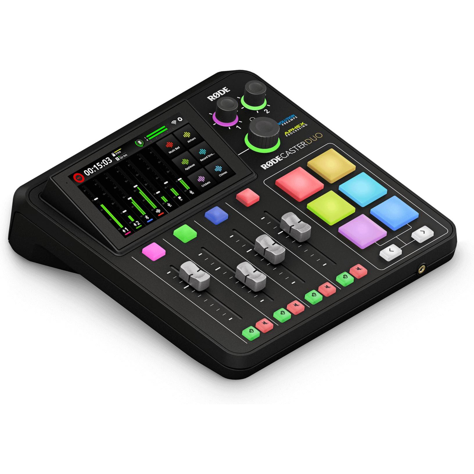 RØDE RodeCaster Duo (Studio- und Livemixer), Mischpult, Schwarz