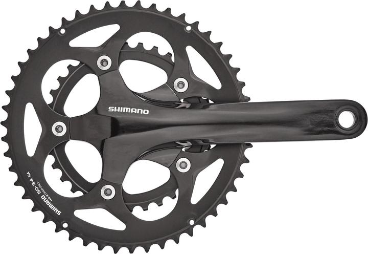 Actual product image Shimano Road FC-RS400 crankset 2x10-speed 50-34 T. (170 mm)