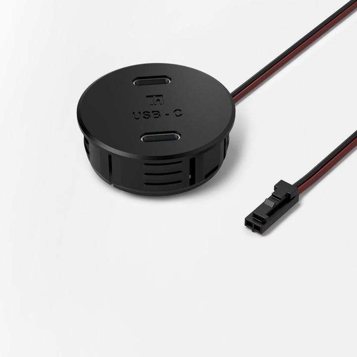 Actual product image Halemeier USB Einbau-Doppelsteckdose TYP C