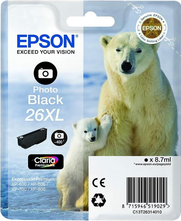 Produktbild Epson 26XL Claria Premium (PBK)