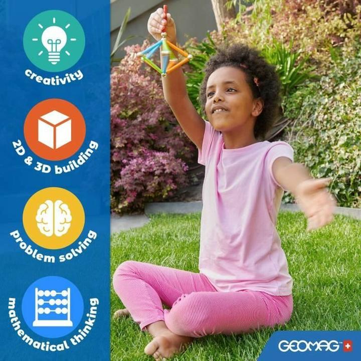 Produktbild Geomag Μαγνητικό Παιχνίδι Κατασκευών Classic Magnetic Geometry 24τμχ PF.510.281.00