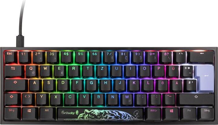 Produktbild Ducky One 2 Pro Mini Gaming Tastatur, RGB LED - Kailh White (DE, Kabelgebunden)