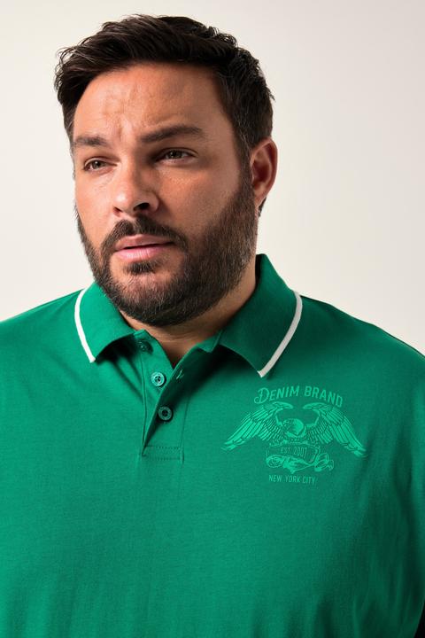 Produktbild Men+ Poloshirt, Halbarm, Brustprint (7XL)
