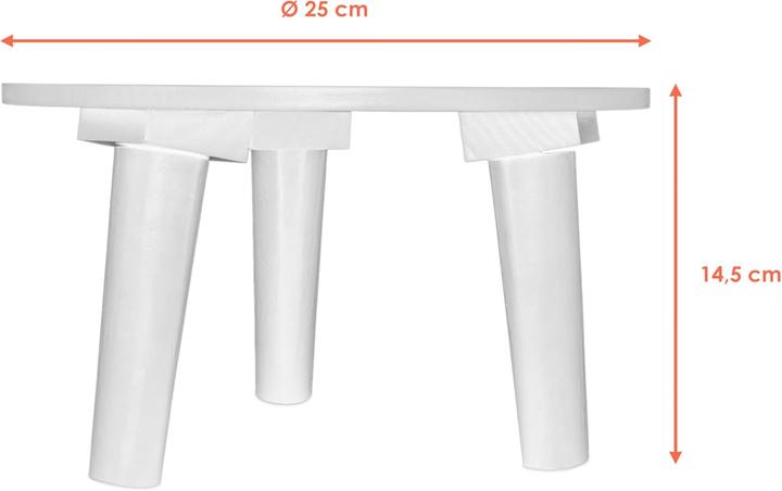 Actual product image Spetebo Holz-Pflanzenhocker