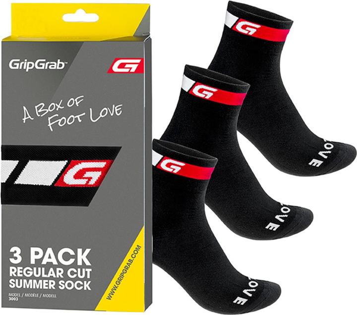 Immagine prodotto GripGrab Calzini a taglio regolare 3-Pack (44)