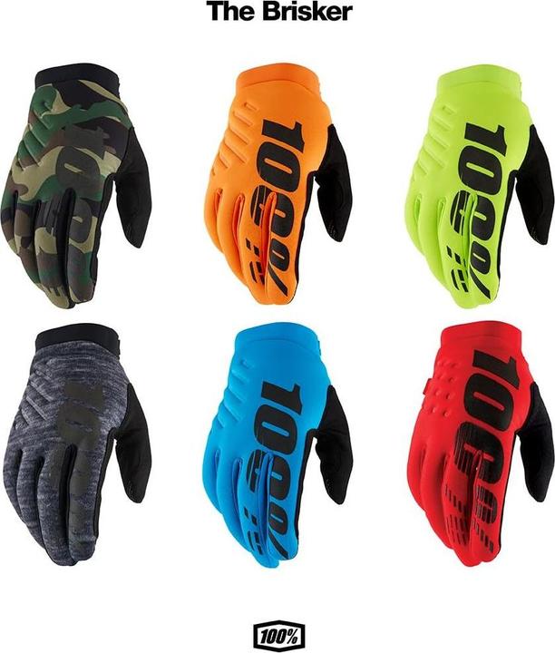 Produktbild 100% Gloves Brisker (S)