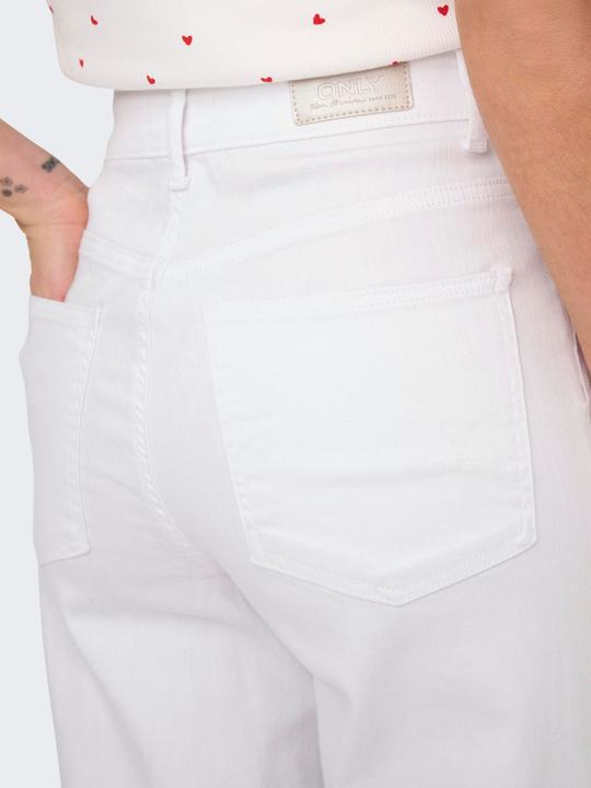 Immagine prodotto Only ONLANN-MADISON Hohe Taille Verkürzt Jeans Jeans mit weitem Bein (L)