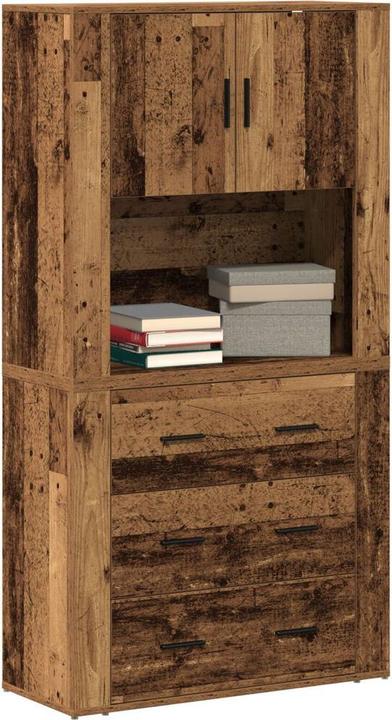 Actual product image vidaXL Highboard Aufbewahrung (33 x 33 x 150 cm)