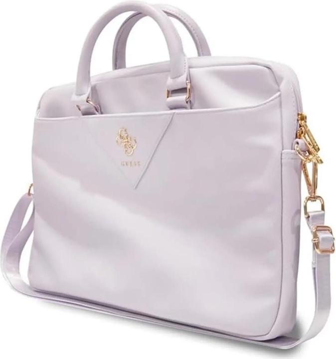 Produktbild Guess Torba GUCB15ZPGSTEGU 16" fioletowy/purple Triangle 4G (16")