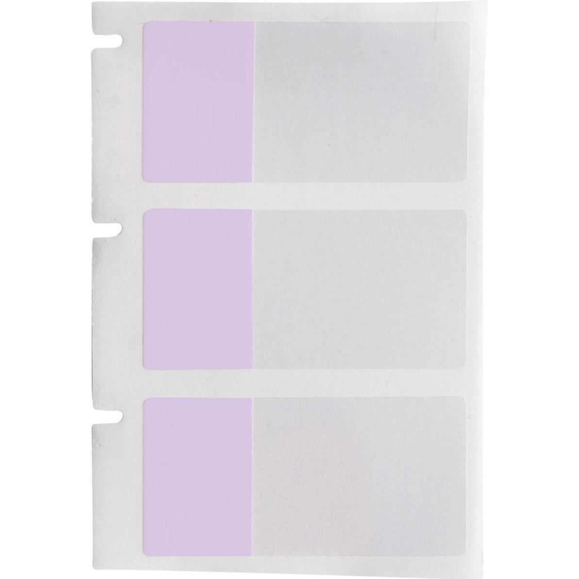 Thumbnail - Brady, Etiketten, M6-30-427-PL, Vinyl, selbstlaminierend, Violett/Transparent, matt, 19.05 x 12.70(38.10) mm