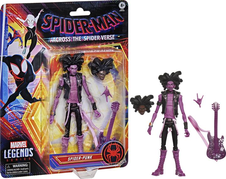 Image du produit Hasbro Spider-Man : Across the Spider-Verse Marvel Legends Figurine Spider-Punk 15 cm