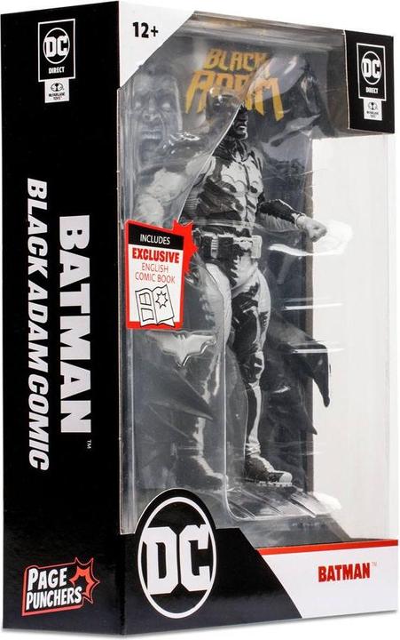 Actual product image McFarlane AF DC Multiverse Page Punchers Batman Line Art VRT 17cm