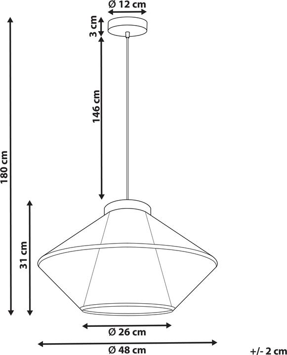 Produktbild Beliani Palmetto (E27)
