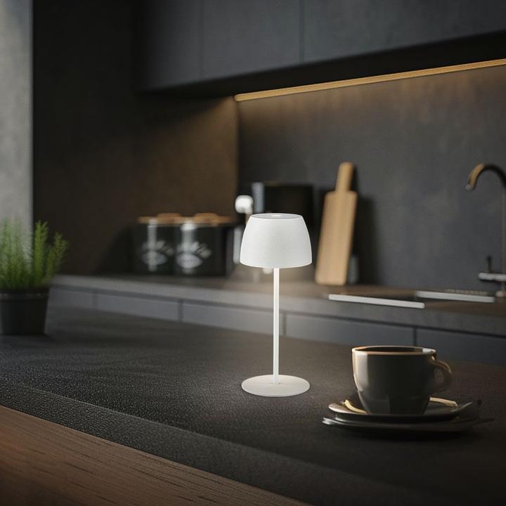 Image du produit Briloner Lampe de bureau LED rechargeable - Mini Touch, white (150 lm)