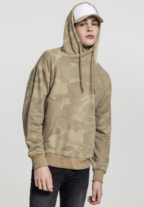 Produktbild Urban Classics High Neck Camo Hoody (M)
