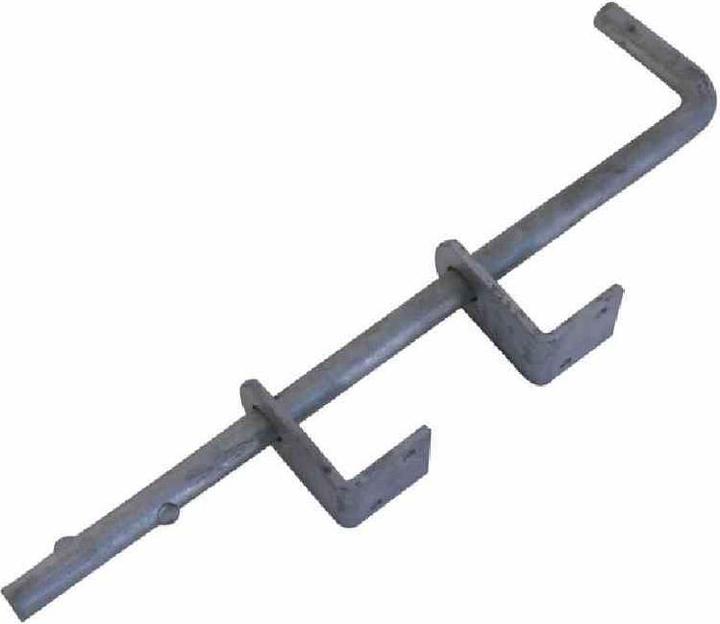 Actual product image GAH Floor slide L400xS16mm steel galvanised galvanised Distance bolt - gate 40 mm (1 pcs.)
