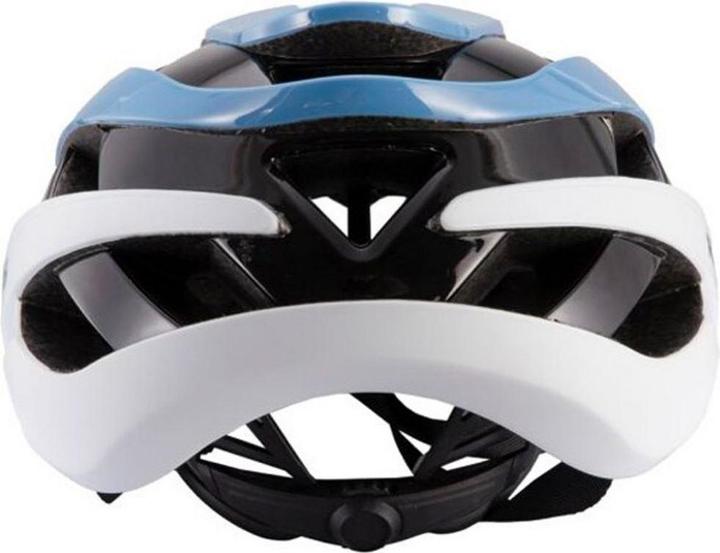 Actual product image Rockbros 10110004003 bicycle helmet, size L - blue and white (58 - 61 cm)