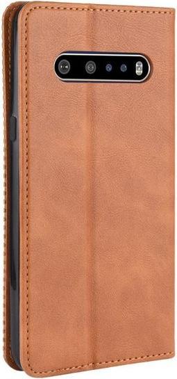 Produktbild MU Classic Retro Leder Bookcover Series (LG V60 ThinQ 5G)