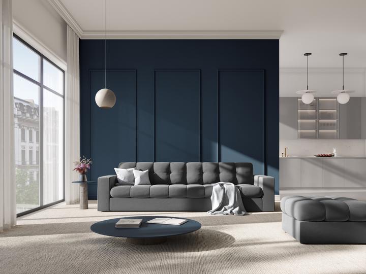 Image du produit CXL by Christian Lacroix Canapé Velours, "Yohan", 4 Places, 227x90x72 Fabriqué en Europe (4 places)