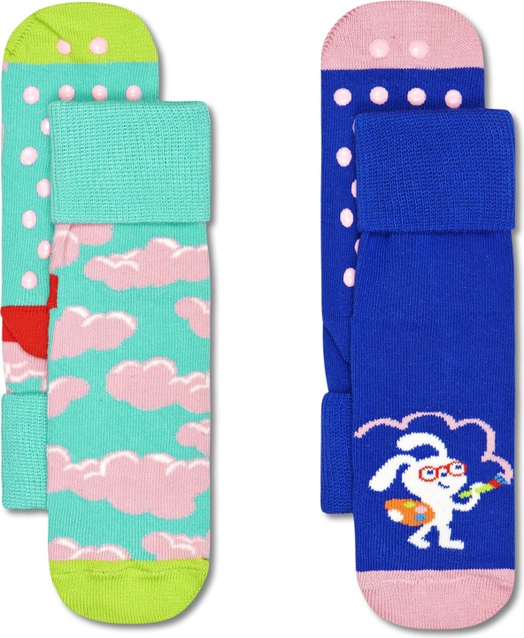 Actual product image Happy Socks Kids Clouds Anti-Slip (pack of 2, 24 - 26)