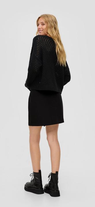 Image du produit s.Oliver Strickpullover Strickpullover mit Lochmuster (L)