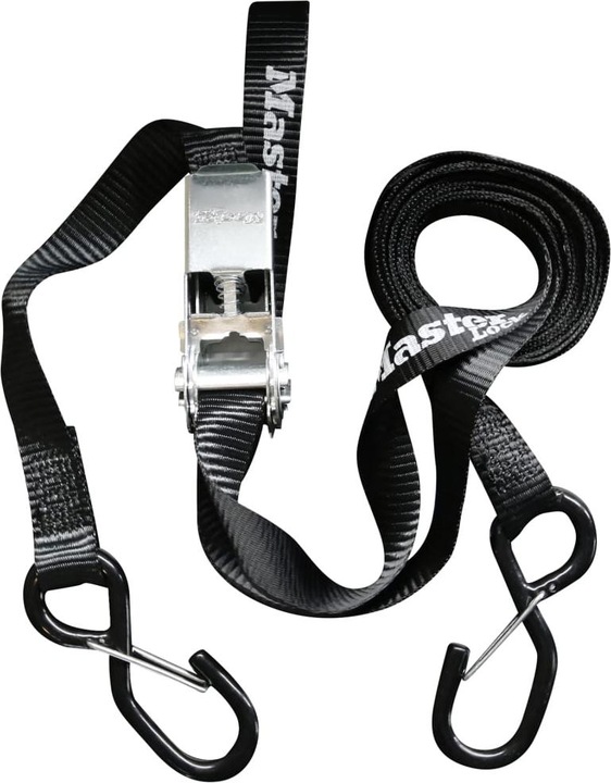 Immagine prodotto Master Lock Cinghia di fissaggio con cricchetto e gancio a S