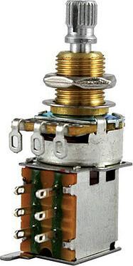 Actual product image AllParts AP EP 0283-000 Push/Push Poti 250K (Instrument spare parts)
