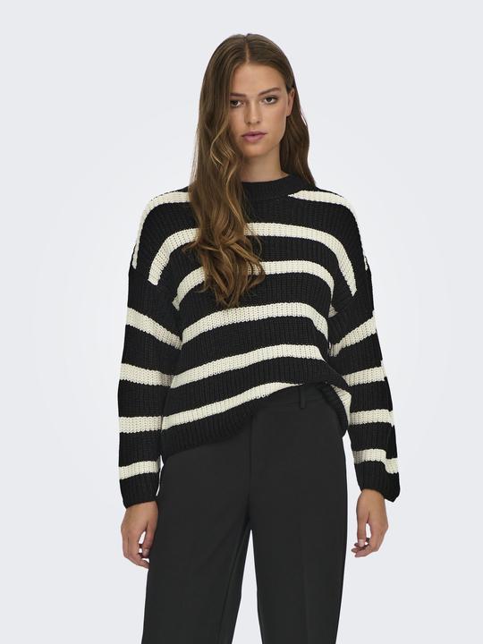 Produktbild JdY Gestreifter Strickpullover (L)