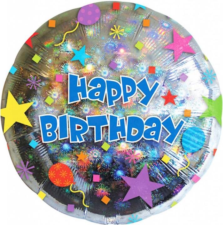 Riethmüller Set Decorazione Compleanno Happy Birthday - Ghirlanda + 17 Palloncini Assortiti, Multicolore - 6