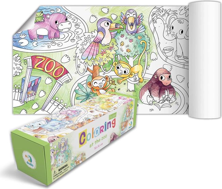 Actual product image Dodo Colouring posters in the zoo