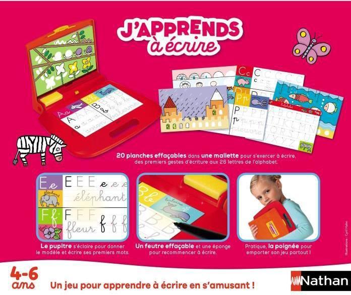 Image du produit Nathan J'apprends A écrire (Français)