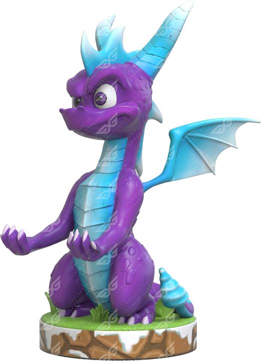 Actual product image Exquisite Gaming Ice Spyro Cable Guy (Xbox 360, Mac, PS4, Switch, PS5, Xbox One S, PC, Xbox Series X)