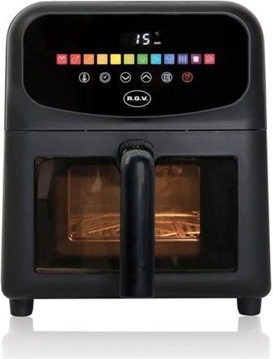 Productafbeelding RGV Fry Type 6 Luchtraam Enkele heteluchtfriteuse van 6 L Onafhankelijk 1700 W Zwart