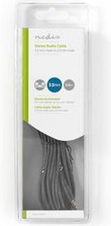 Produktbild Nedis 3,5 mm Stereo-Audiokabel (Stecker auf Stecker) (5 m)
