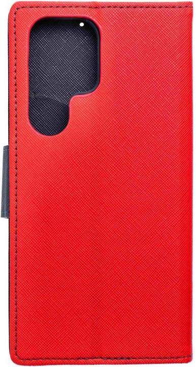 Image du produit OEM Book case FANCY Book case for SAMSUNG S25 ULTRA red / navy (Samsung Galaxy S25 Ultra)