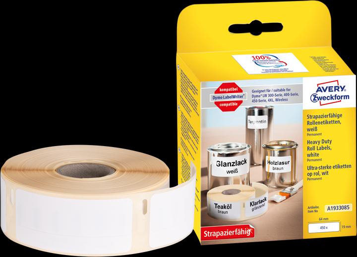 Actual product image Avery Roll labels