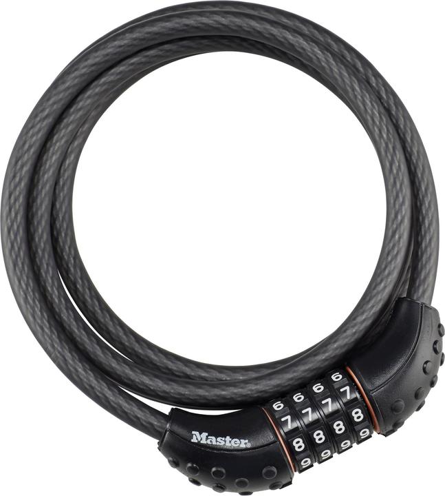 Actual product image Master Lock Quantum cable lock 10 mm x 1,800 mm key